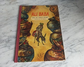 Vintage Kinderbuch / "Alibaba und die vierzig Räuber" / Ruch Verlag Polen / Deutsche Sprache