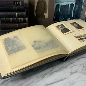 altes Fotoalbum / schwarz weiß Foto / alte Fotos / Familienalbum / 1930er Jahre
