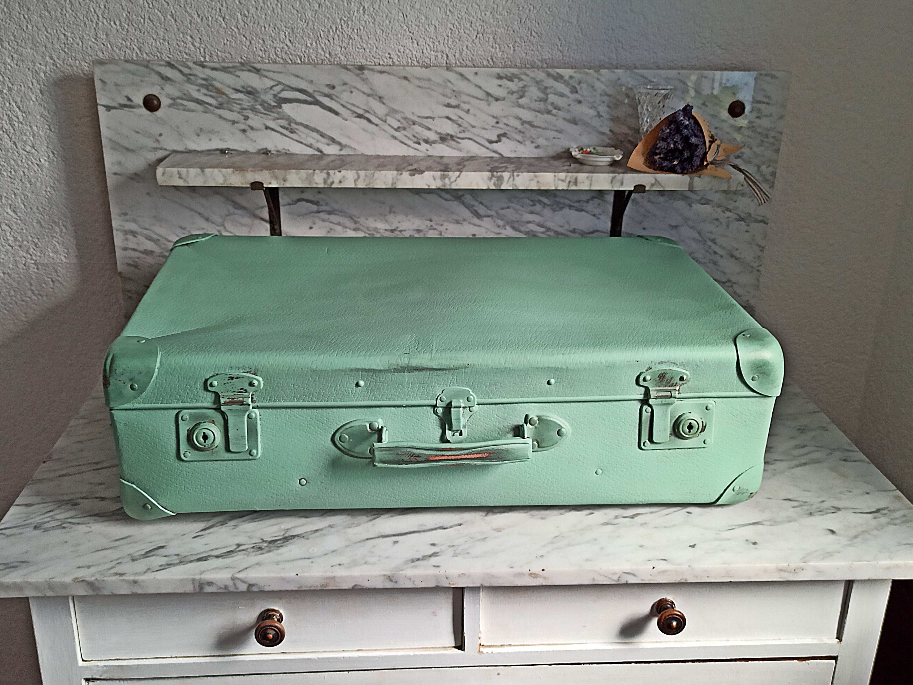 Old Shabby Suitcase / Old Luggage From 