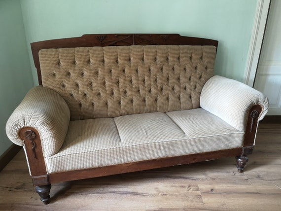 Art Nouveau Sofa Around 1910 Etsy UK
