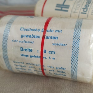 altes Verbandszeug / Elastische Binde / Vintage Verbandsmaterial / Ideal-Binde 画像 4