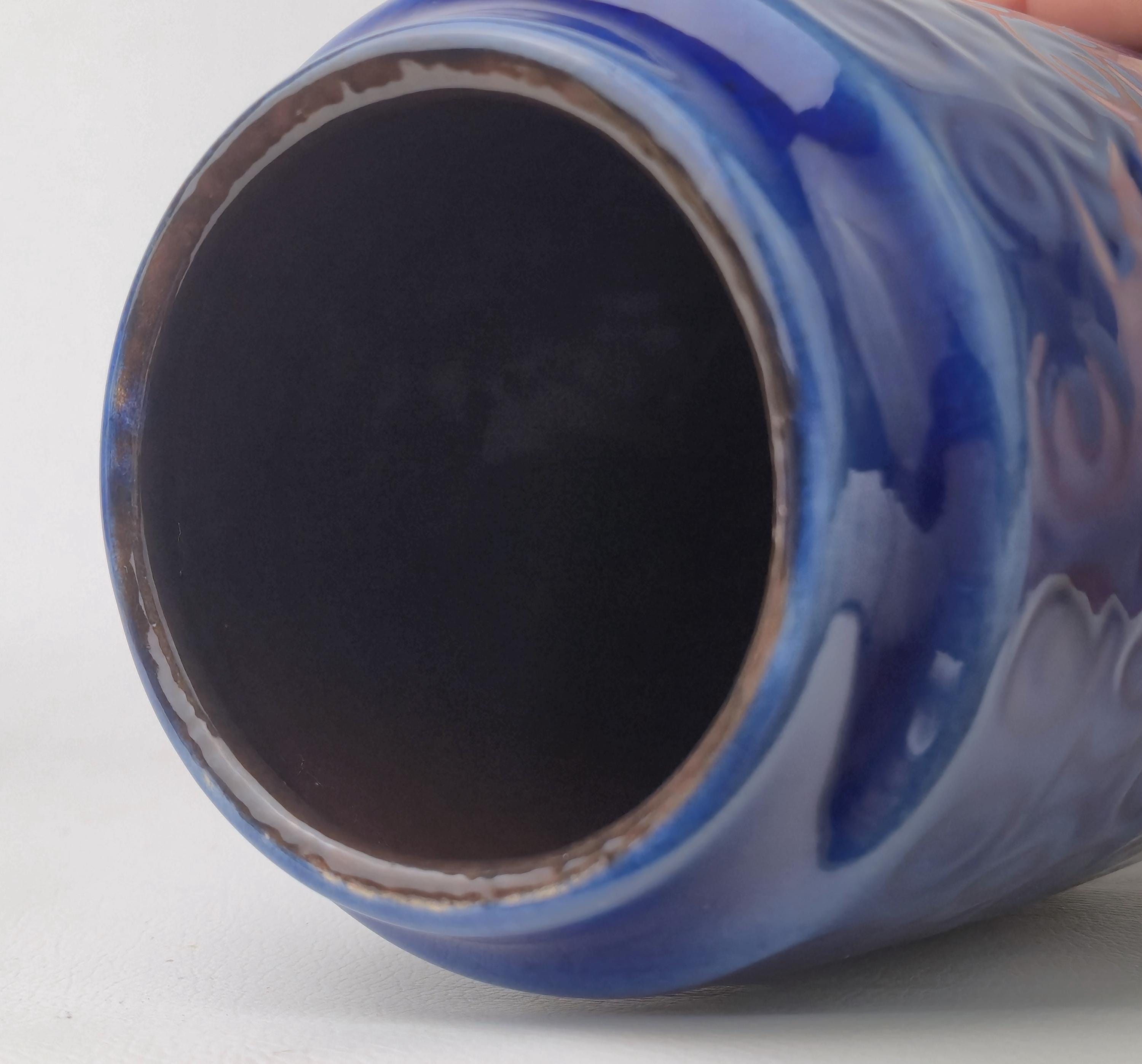 幾何学模様のショイリッヒ陶器花瓶 204-18 /18 cm / 7