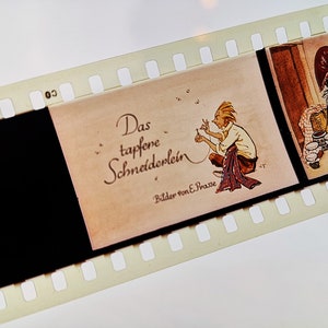 Roll film "The Brave Little Tailor" Grimm's Fairy Tales / Children's film / Color film for projecters / with story to read aloud