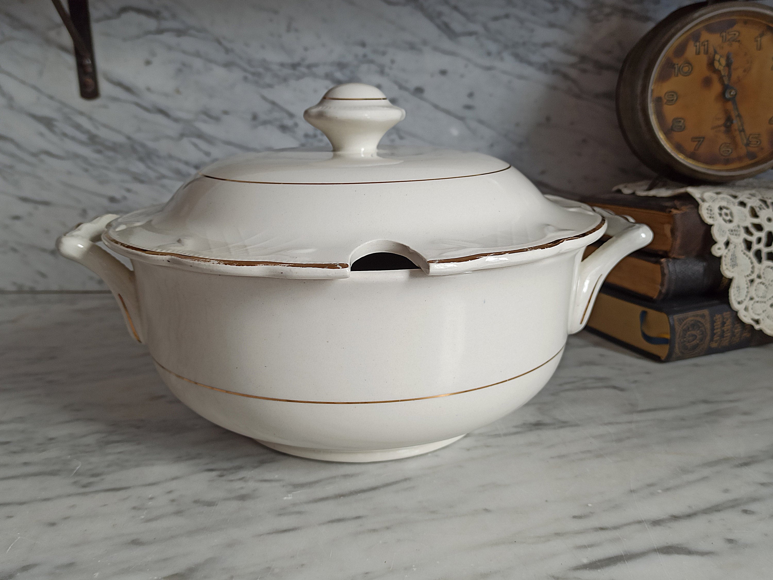 Prairie Flowers Ironstone Soup Tureen craibas.al.gov.br