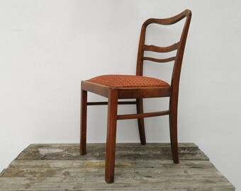 old chair / vintage chair / dining chair / retro chair / upholstered chair