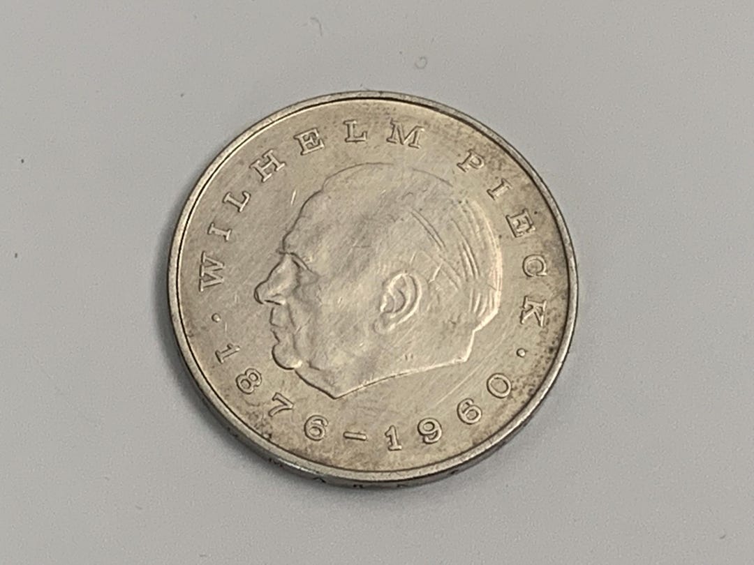 20 Mark Piece From 1972 / GDR Money Commemorative Coin Wilhelm Pieck ...