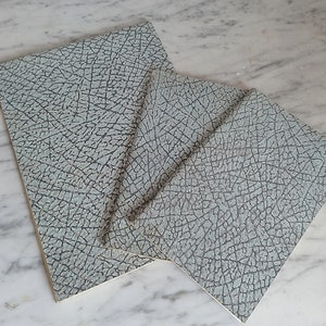 2 quaderni + un blocco per appunti / scrapbooking / quaderno della vecchia scuola a quadretti / vecchio blocco da disegno / vecchia carta / GDR / Ostalgie