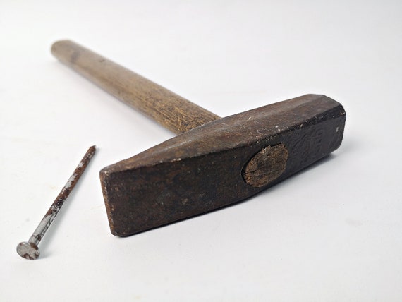 Small Hammer, Old Tool Industrial Handicraft Hammer Crafting Nailing  Upholstery Hammer Hammering -  Israel