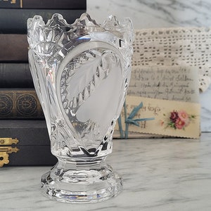 Vintage Vase / Kristallvase / Glasvase / kleine Vase aus Glas