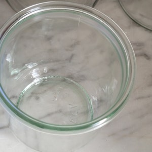altes Weckglas / Weck Konservenglas / Rundrandglas 100 / Vorratsdose / Glas mit Deckel / Konservendose / 1/2 Liter / 500 ml Bild 6