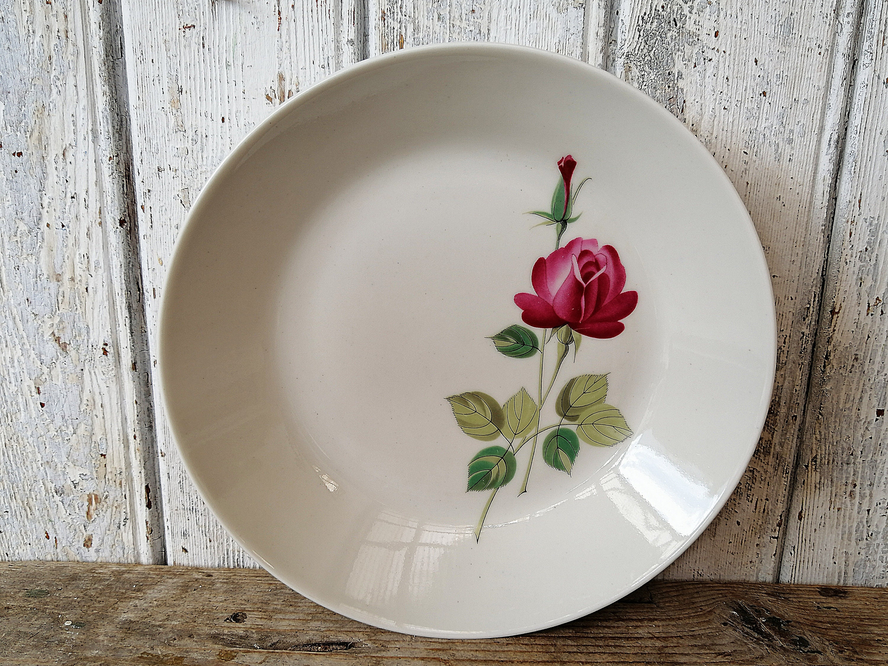 4 dinner plates / old plates / Vintage plates porcelain from Etsy
