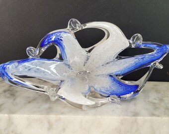 Vintage  Schmuckschale / Seestern / Sammlerglas / Italienische Glaskunst / Murano glass art / starfish