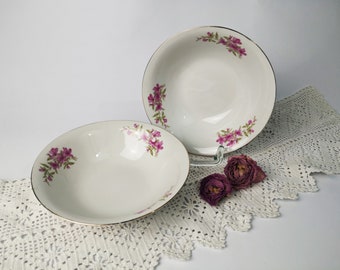 2 vintage cereal bowls / bowls / vegetable bowls / soup bowls