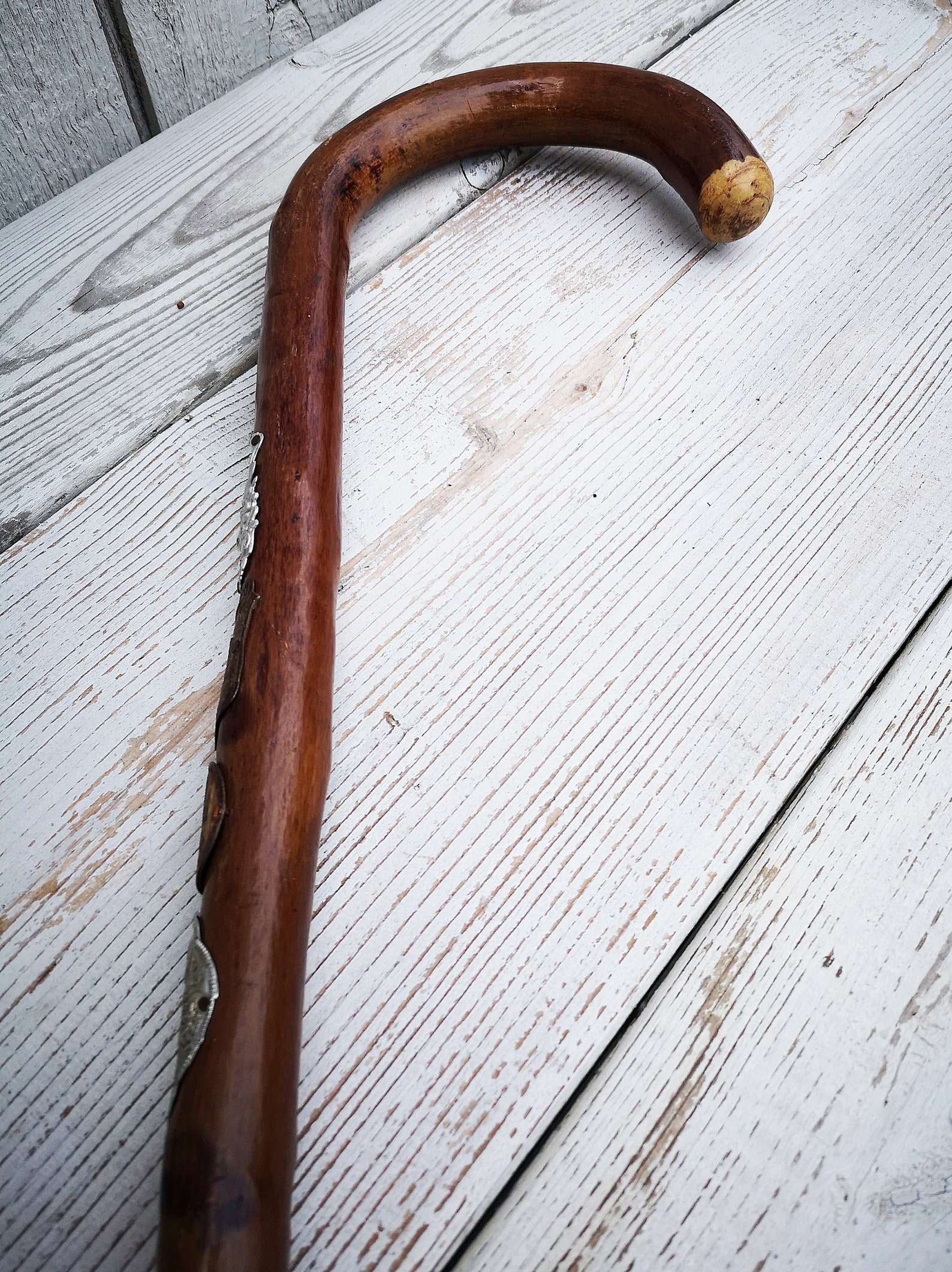 German Walking Stick Cane 34.5 with Stocknagels BADGES Etsy