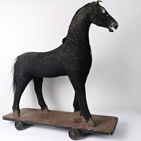 Antique Horse Toy - Etsy