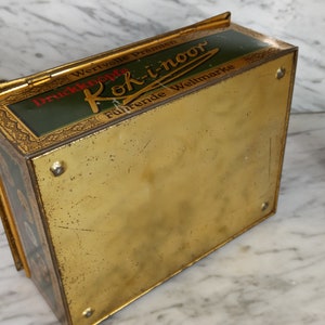 Urlate tin box / tin can / rust / patina / brocante / Koh-i-noor / 1912 image 5