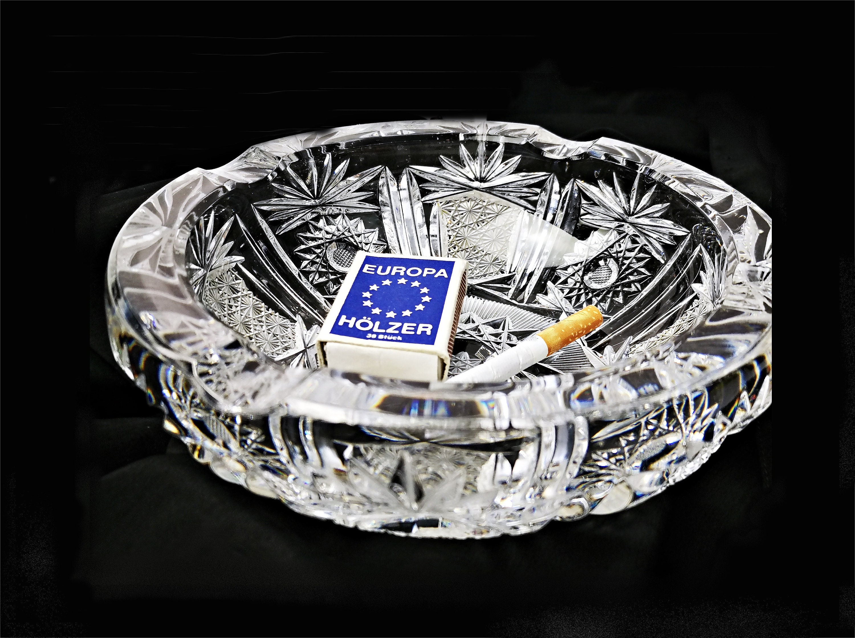 Crystal ashtray - Etsy 日本