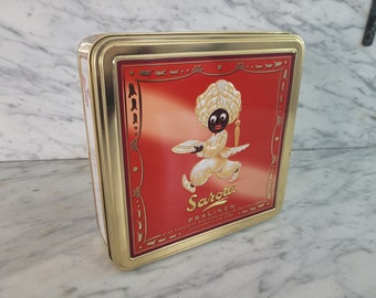 Vintage chocolate box / Sarotti chocolates / tin box / tin box / gift box