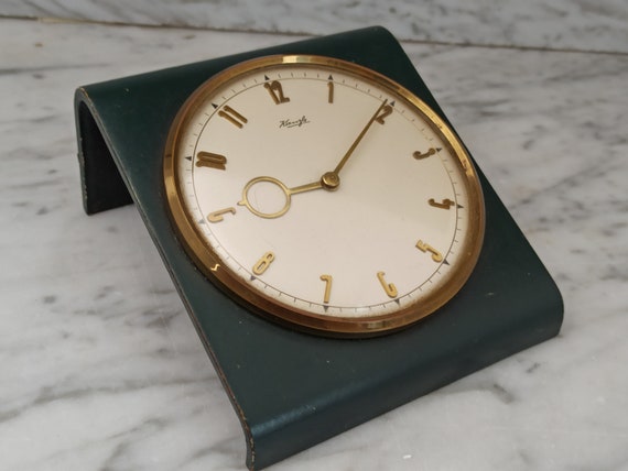 Vintage Tischuhr Kienzle / Mechanische Uhr für den Schreibtisch / 1950er  Jahre / Schreibtischuhr / Jubiläumsgeschenk -  Österreich