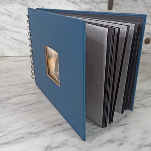 Kleines, leeres Fotoalbum / Scrapbooking / Vintage Sammelalbum blanko / DYS Projekt / Ringbuch zum Basteln und Sammeln
