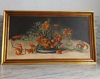 Still Life in Frame / Lilies / Print / Wall Decoration