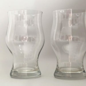2 glasses from the 80s / lemonade glasses / juice glasses / must glasses GDR