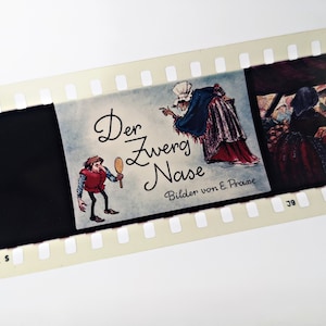 Roll film "The Dwarf Nose" / children's film / color film for projecters / with story to read aloud / Hauff fairy tale