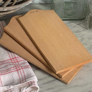 3 vintage breakfast boards / breakfast boards / wooden boards / cutting boards / cutting boards