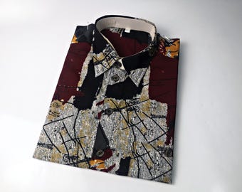 Short-sleeved vintage shirt, original packaging, size 39/40 (unisex).