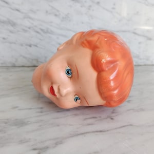 Celluloid doll head / Spare parts for the doll doctor / Making dolls