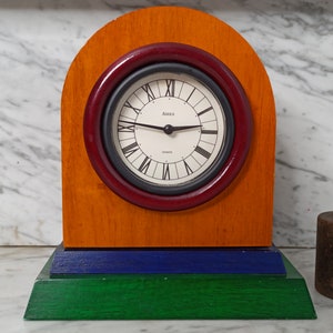 Vintage Mantel Clock / Grandfather Clock / Desk Clock / 1990s / Desk Clock / Anniversary Gift