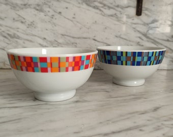 2 vintage bowls / cereal bowls / bowls / bowls / 1990s