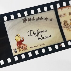 Roll film "The Seven Ravens" Grimm's Fairy Tales / Children's film / Color film for projecters / with story to read aloud