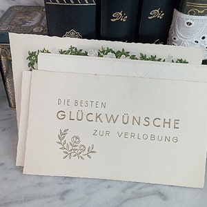 5 cartes de vœux de fiançailles anciennes / inserts de cartes de fiançailles / cartes anciennes des années 1920 / matériel de scrapbooking