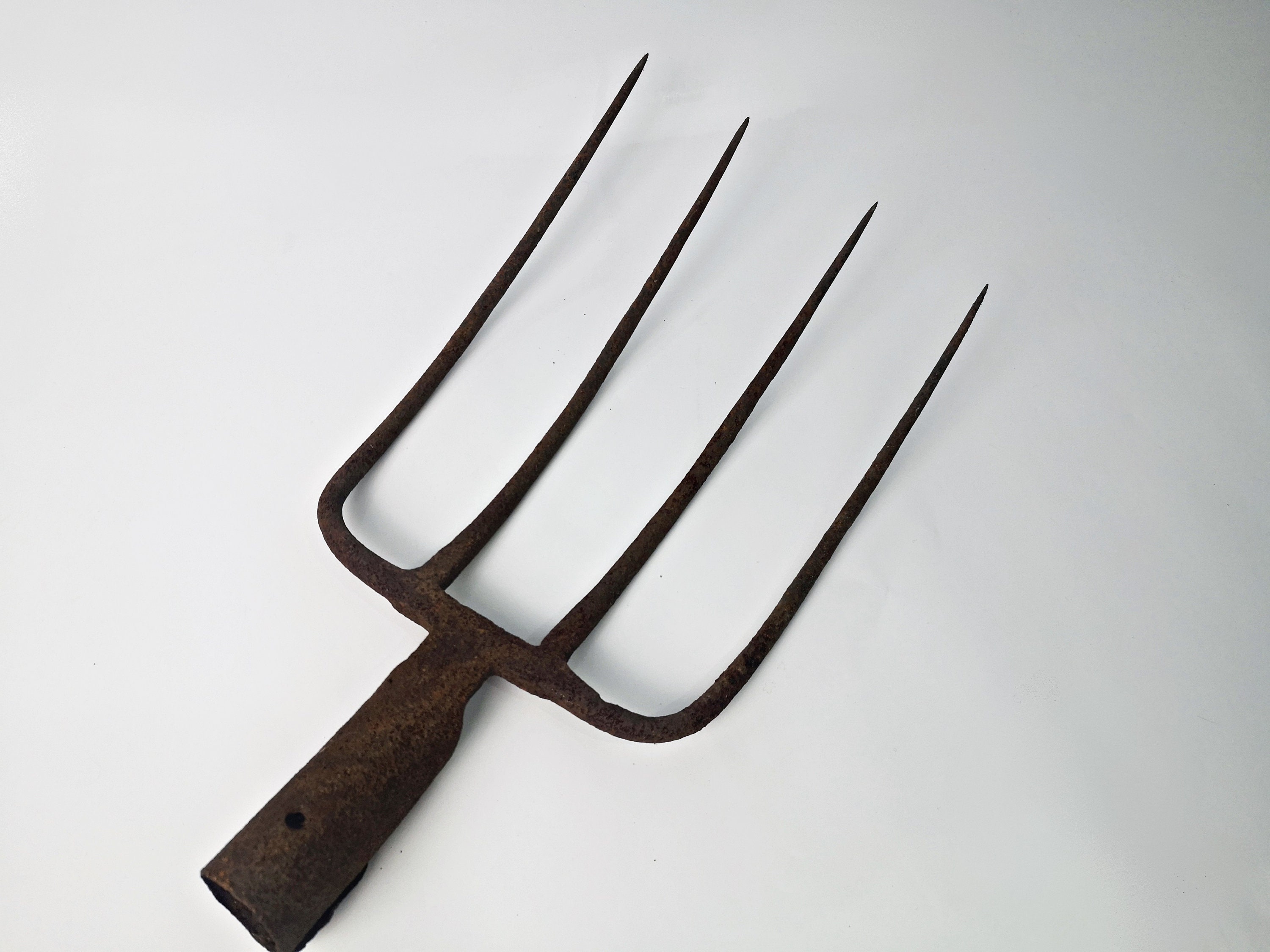 Forcone Da Giardino 4 Denti | Acciaio Temprato | Manico Metallo 115cm | KOTARBAU - Foto 8