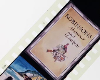 Roll film "Robinson's Adventures and Homecoming" / DEFA Film / children's film / color film for projecters