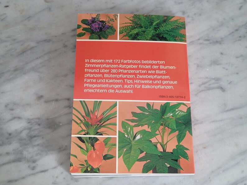 Vintage Book housebook of Houseplants Guide Plants by Karlheinz Jacobi