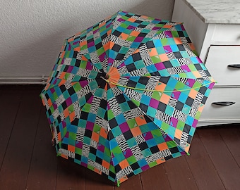 Ombrello vintage / ombrello colorato / anni '90 / colorato