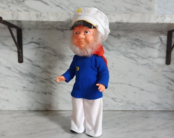 GDR souvenir doll Baltic Sea / sailor / seafarer / captain / approx. 1980