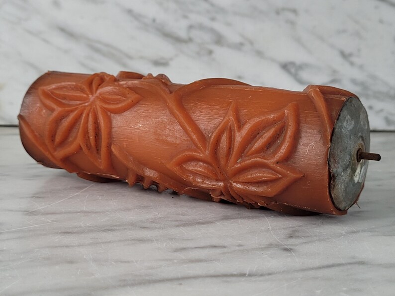 2 Paint Rollers / Textured Rollers / Old Painting Tools / Rubber