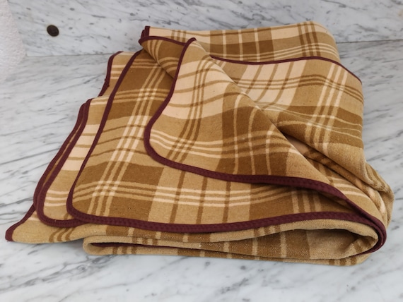 Aanbeveling Gering Tapijt Vintage wollen deken oude geruite deken 50s picknick deken - Etsy Nederland