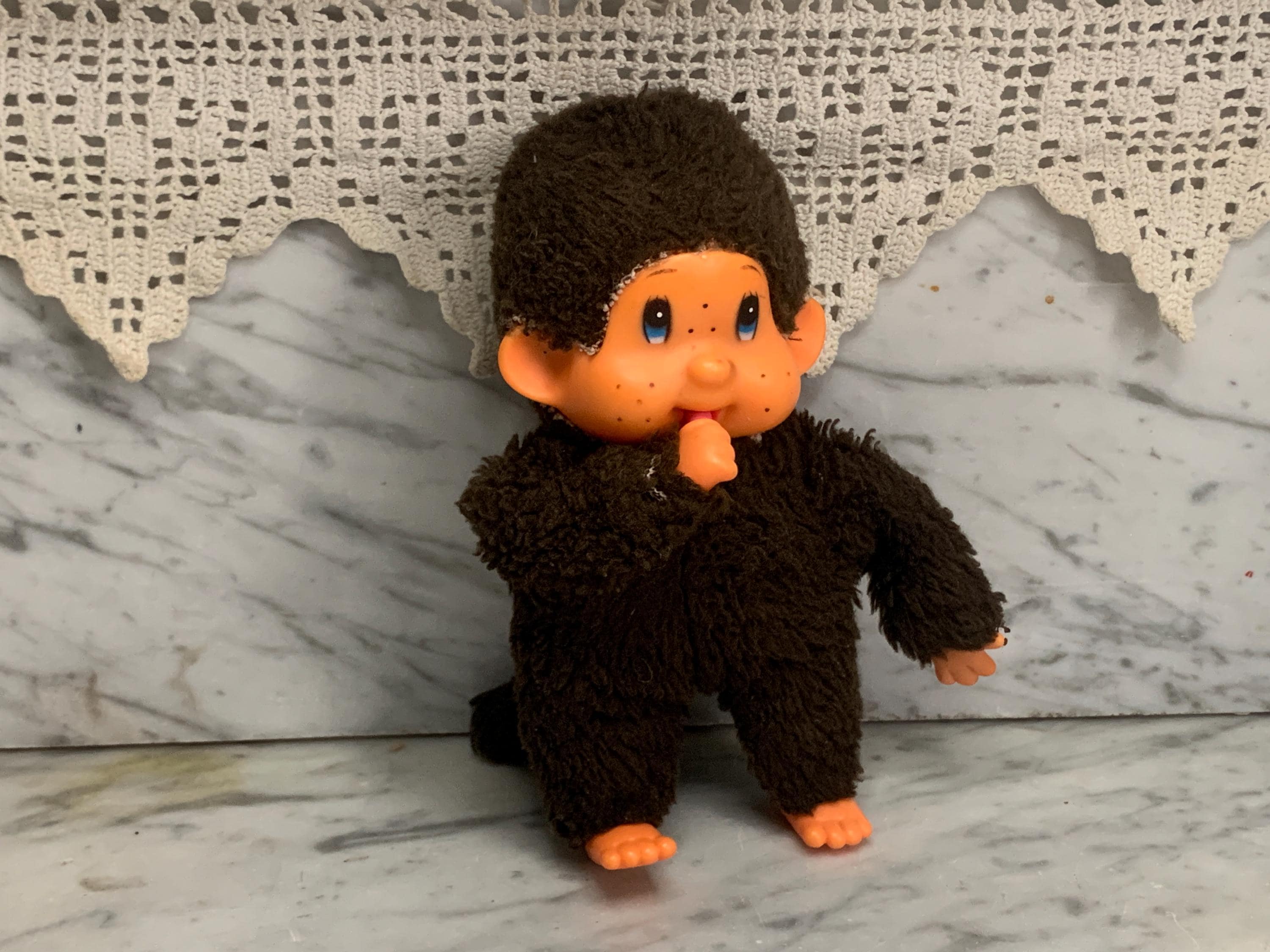 Vintage Toy Monchichi Monkey / Old Toy / Cult Soft Toy, Used Plush