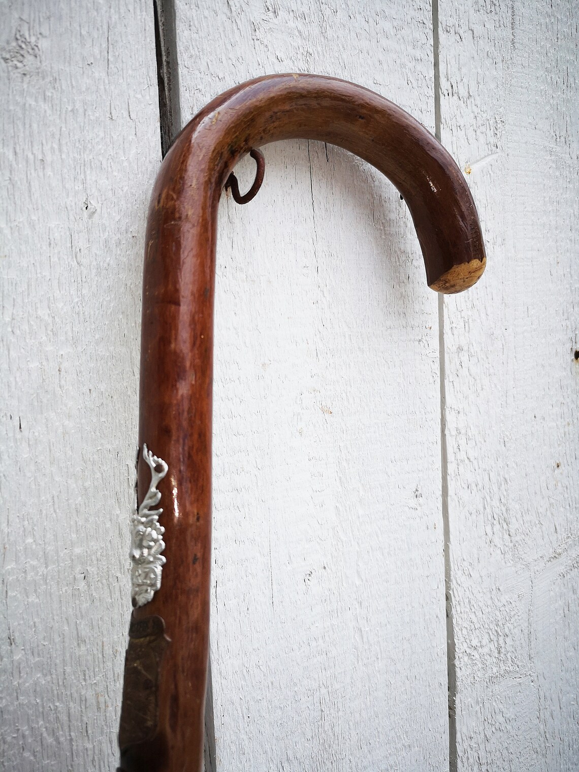 German Walking Stick Cane 34.5 with Stocknagels BADGES Etsy