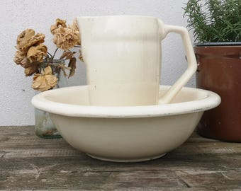 レア 英国アンティーク 洗面セット ウォータージャグ(ピッチャー