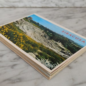 Ricordo vintage di Siracusa / libretto anni '90 / 20 vecchie cartoline / SICILIA - Siracusa / souvenir Italia