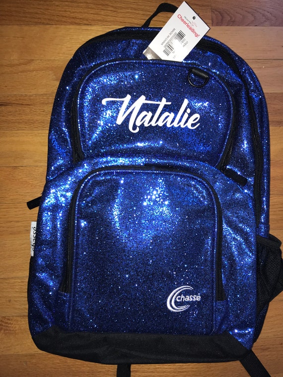personalized glitter backpack
