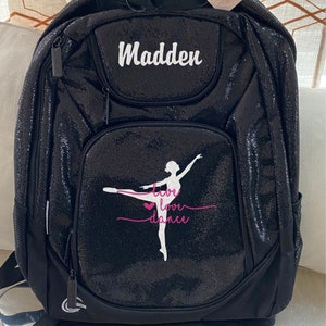 chasse spotlight glitter backpack