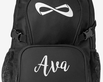 00 Nfinity Black Classic Backpacks with White Logo - Includes Personalization