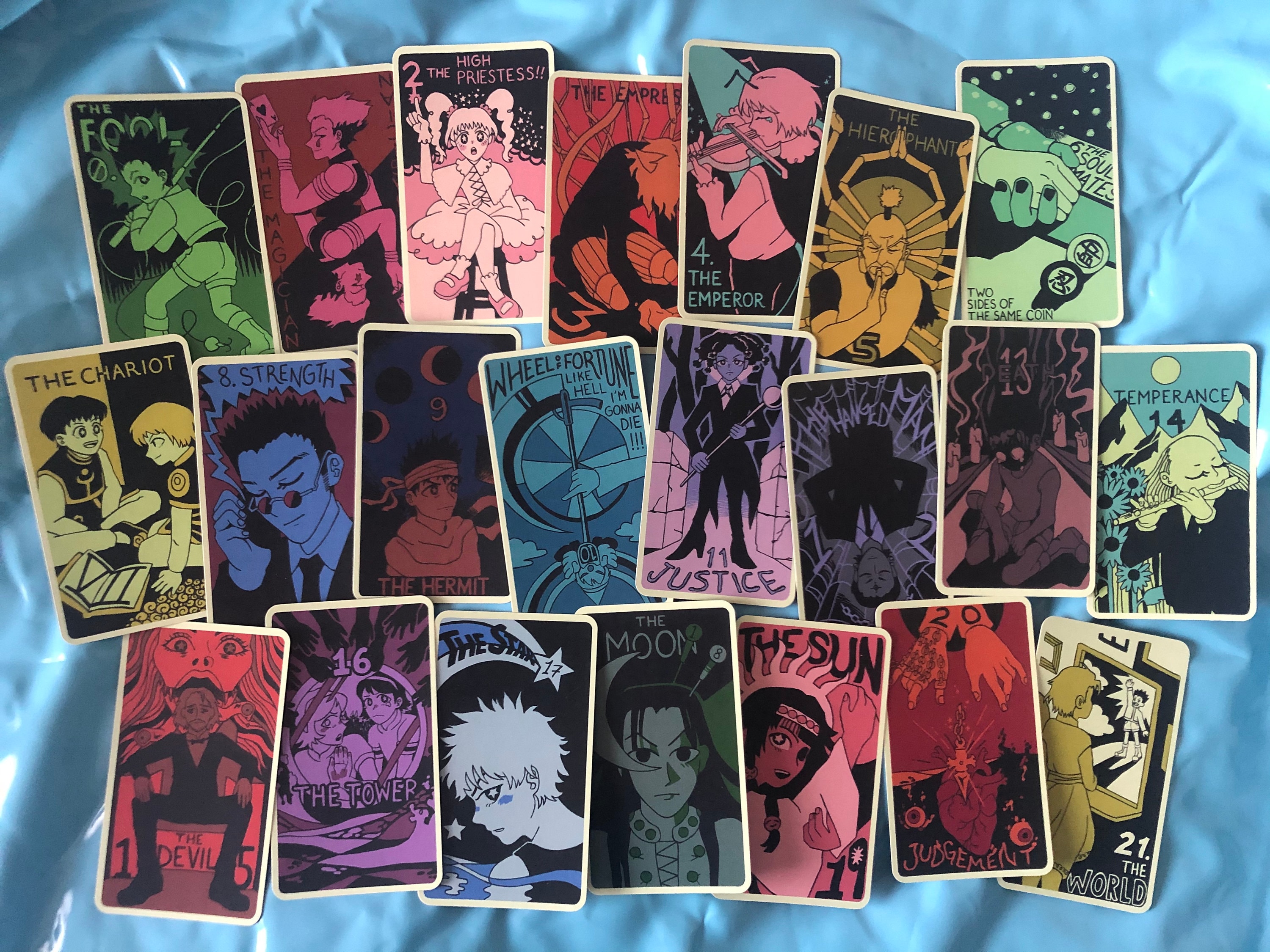 Hunter X Hunter Tarot Deck Major Arcana - Etsy