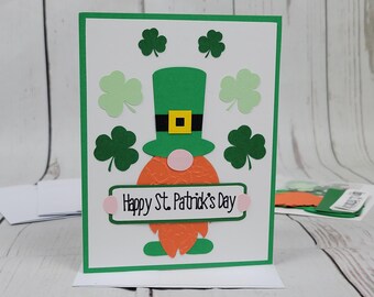 Happy St. Patrick's Day Greeting Card Kit, Leprechaun Cards, DIY Card Kit, Handmade Cards, Card Making Supplies